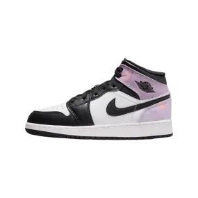 Air Jordan 1 Mid GS Zen Master Tie Dye Bleached Coral White