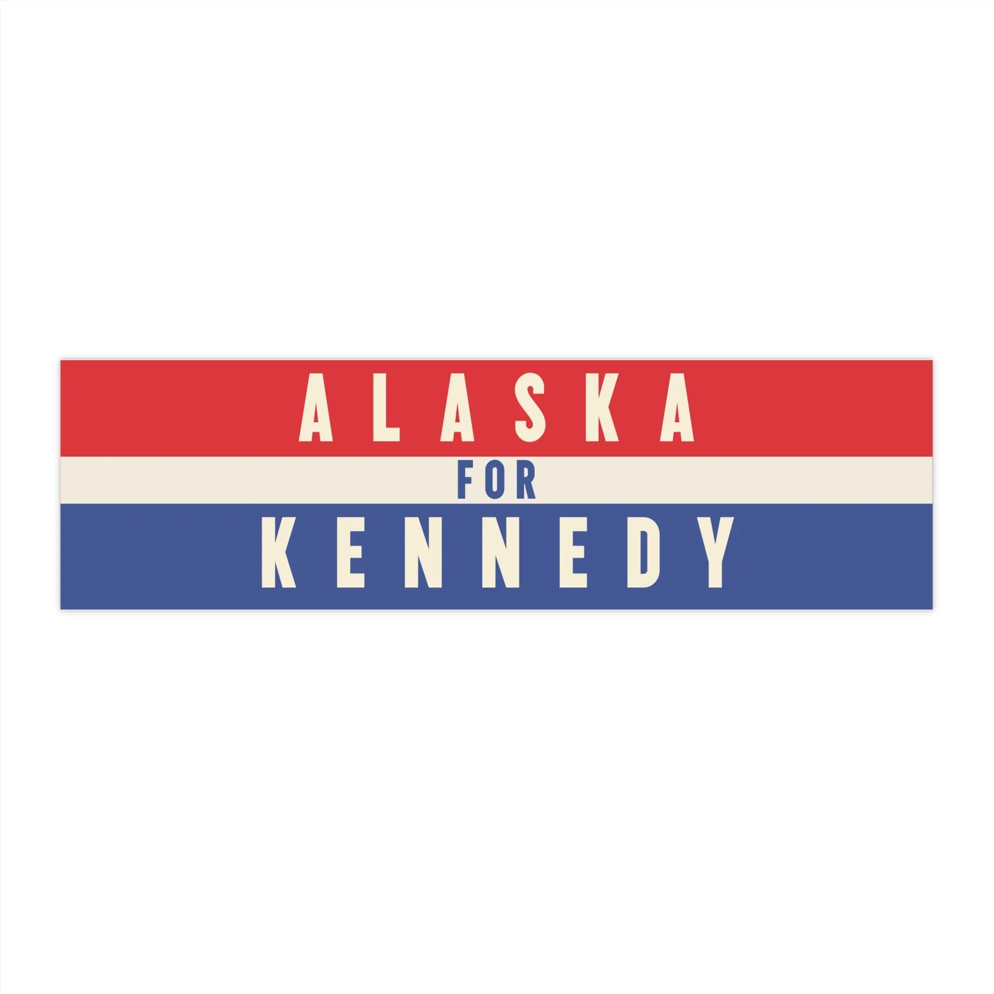 Alaska for Kennedy Bumper Sticker