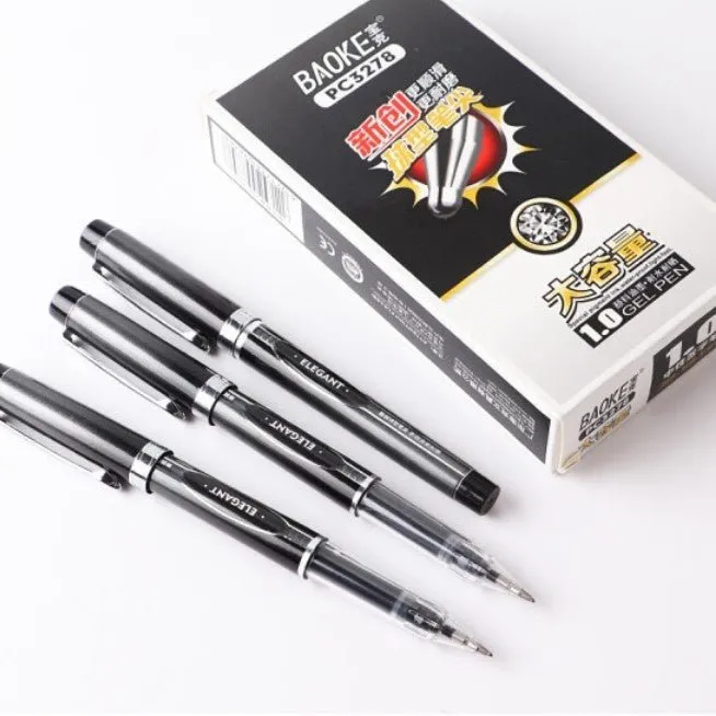 Baoke Neutral Black Gel Pen(Pack of 6)