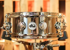 DW 4.5x14 Collector's 1mm Stainless Steel Snare Drum - DRVL4514SPC