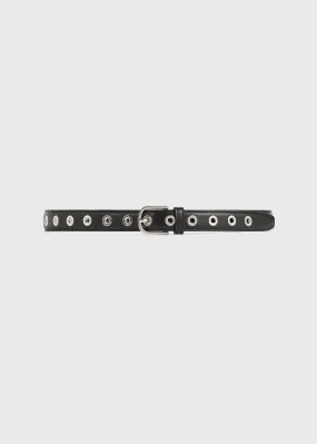 Eyelet belt black