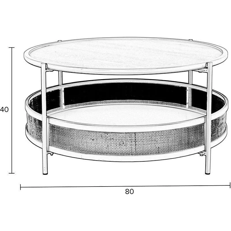 Foxford Rattan Coffee Table - Neutral