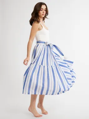 Françoise Skirt in Nantucket Stripe