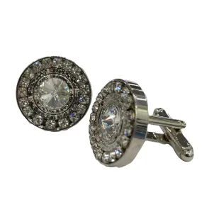 Fratello Cufflinks - Silver Tone Elegance CL27