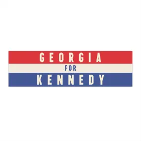 Georgia for Kennedy Bumper Sticker