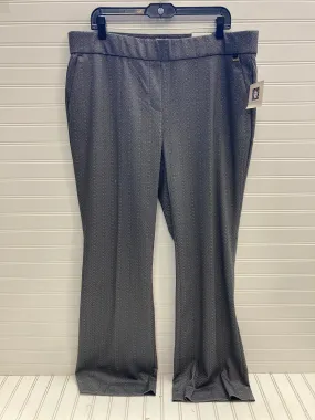 Pants Dress By Anne Klein In Black & White, Size: Xl