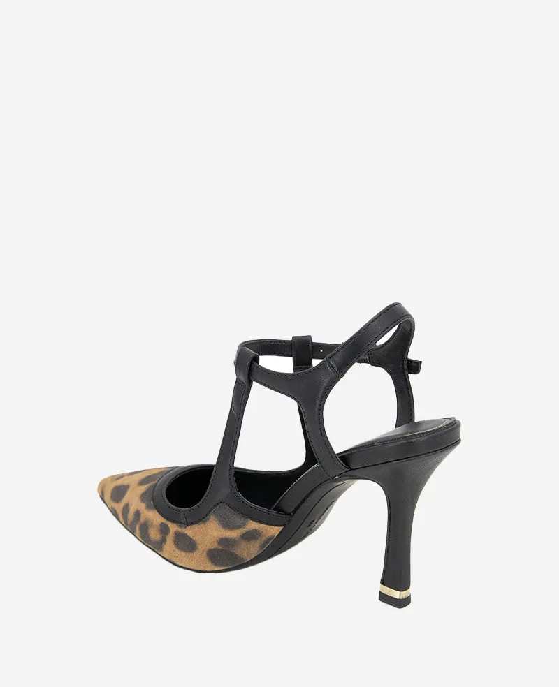 Romi Suede Ankle Heel Slingback