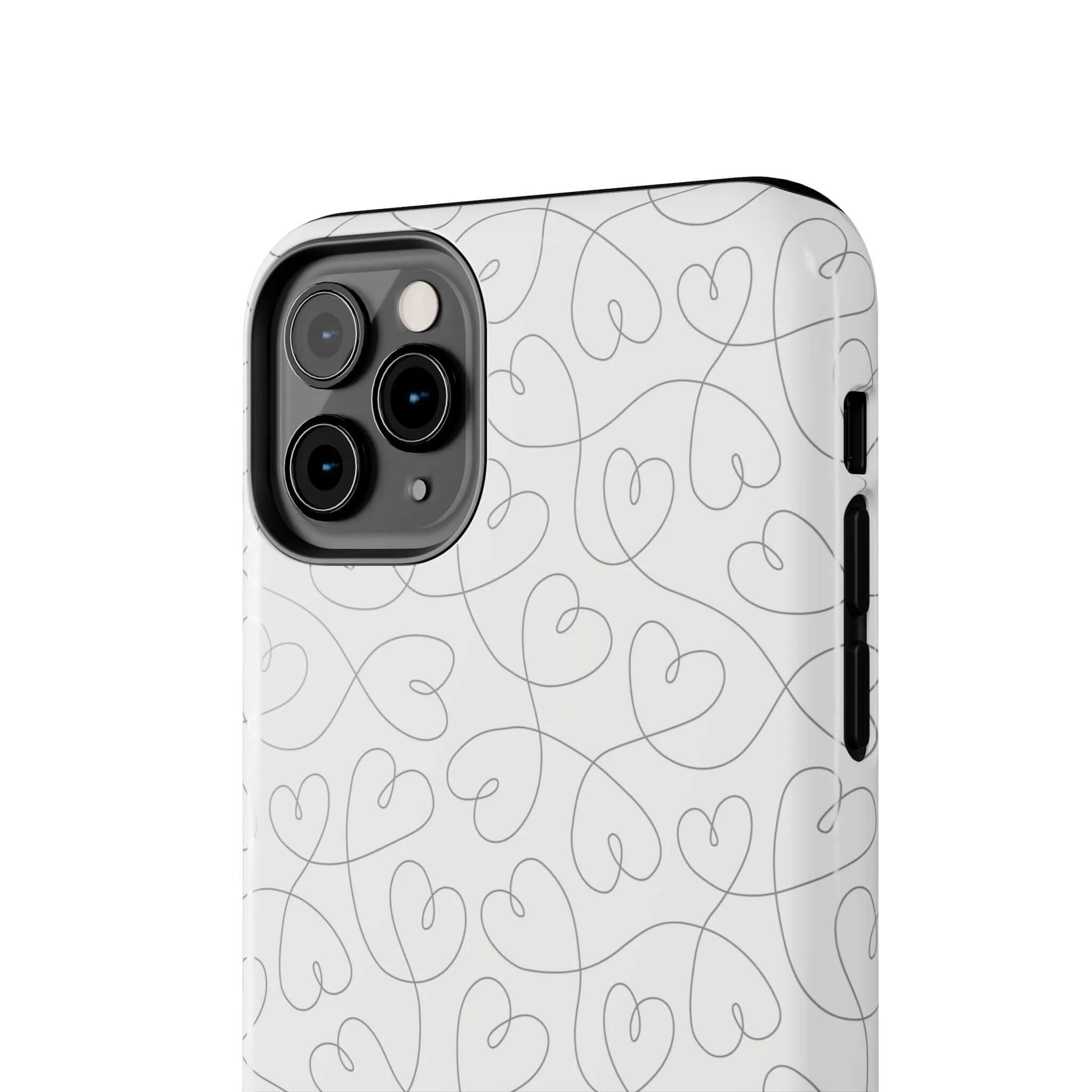 Silver Hearts Romance | Abstract Hearts Case