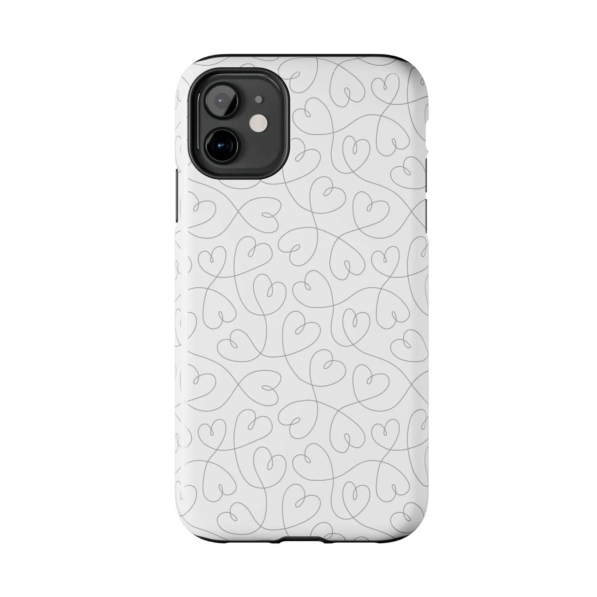 Silver Hearts Romance | Abstract Hearts Case