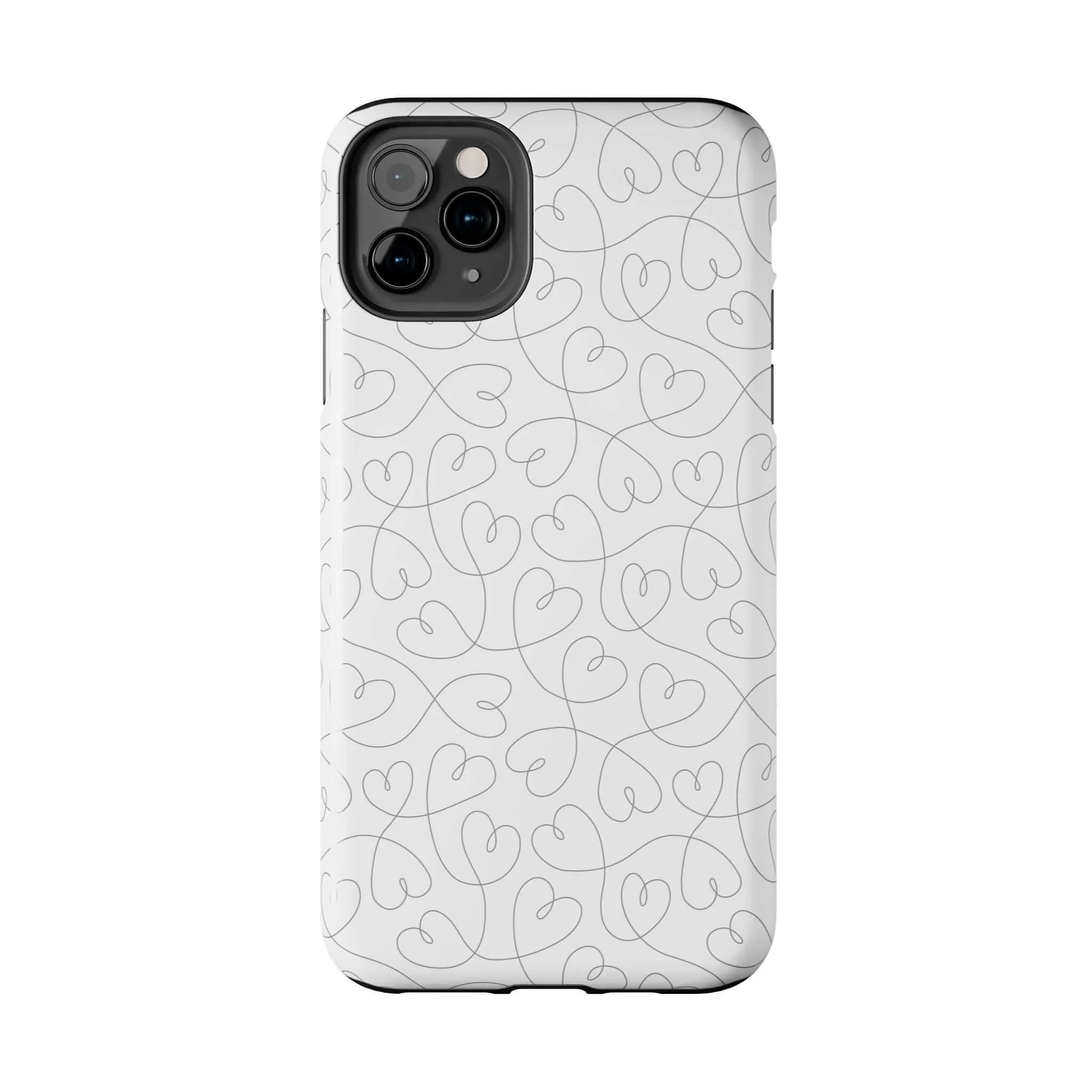 Silver Hearts Romance | Abstract Hearts Case