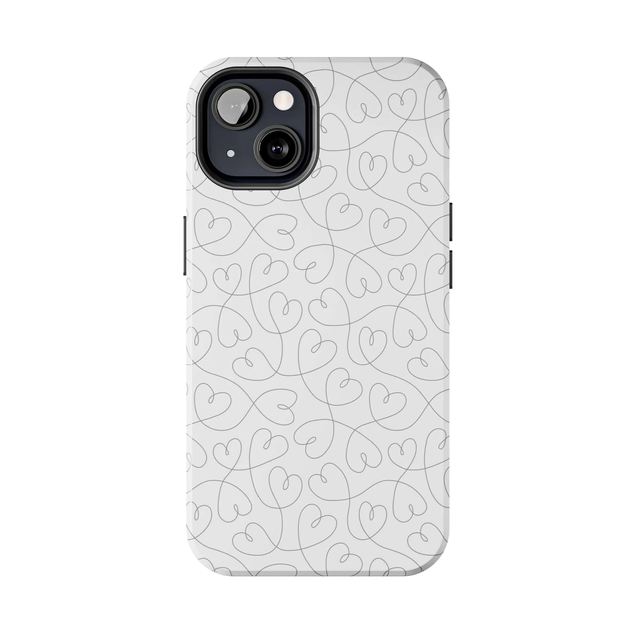 Silver Hearts Romance | Abstract Hearts Case