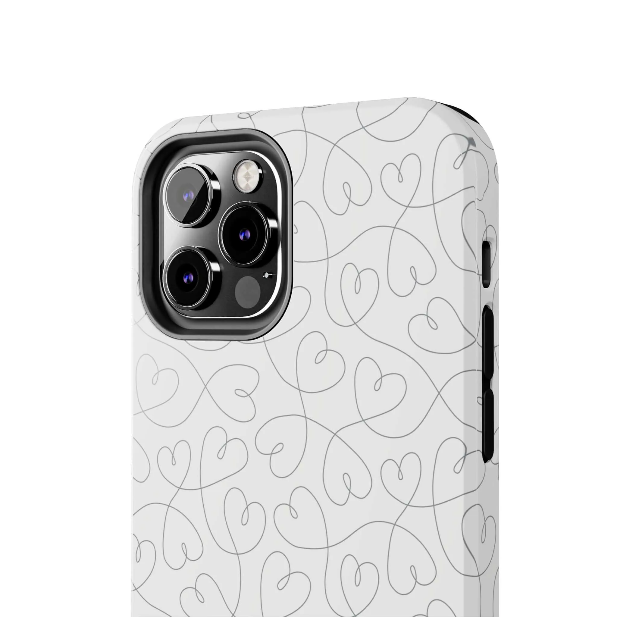 Silver Hearts Romance | Abstract Hearts Case