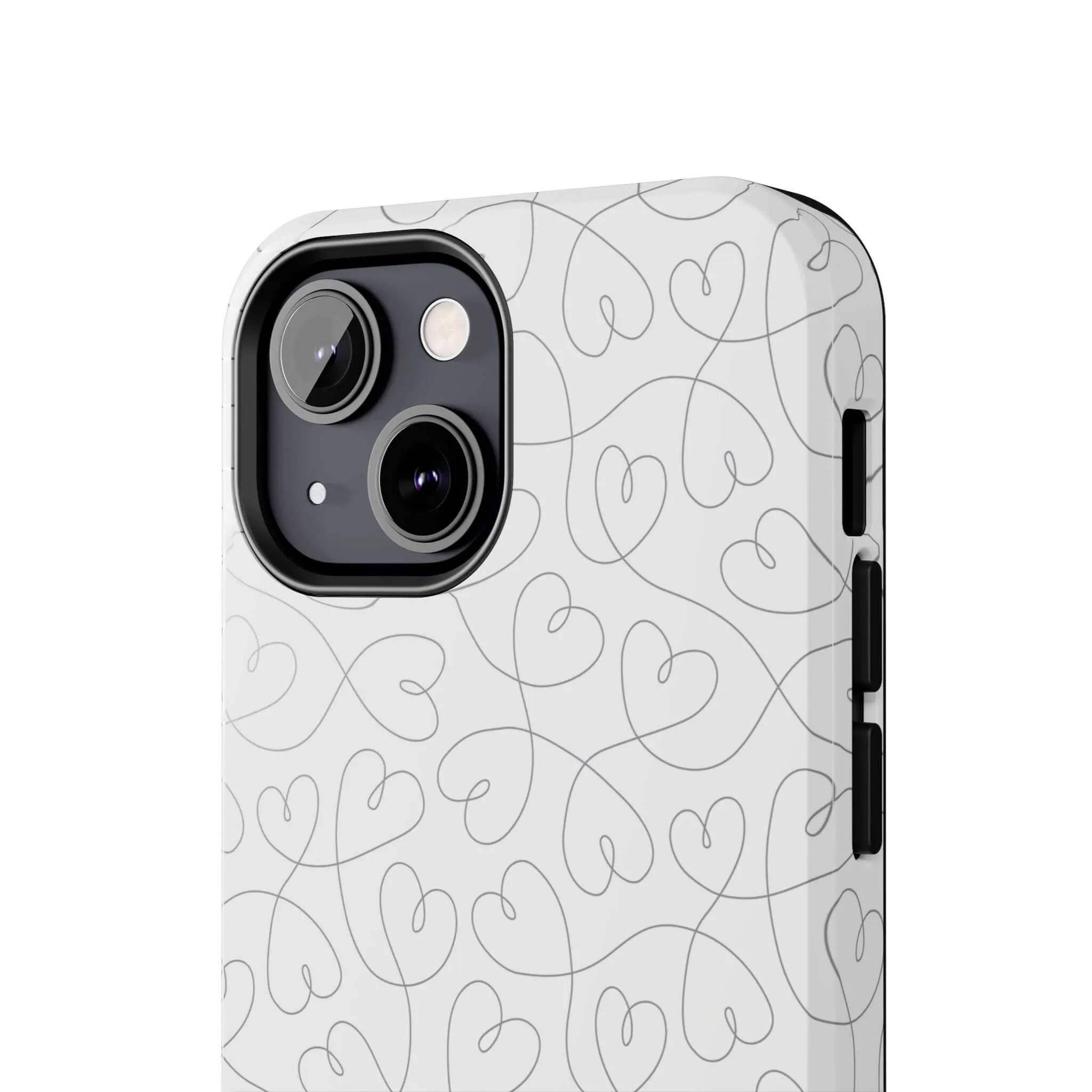 Silver Hearts Romance | Abstract Hearts Case