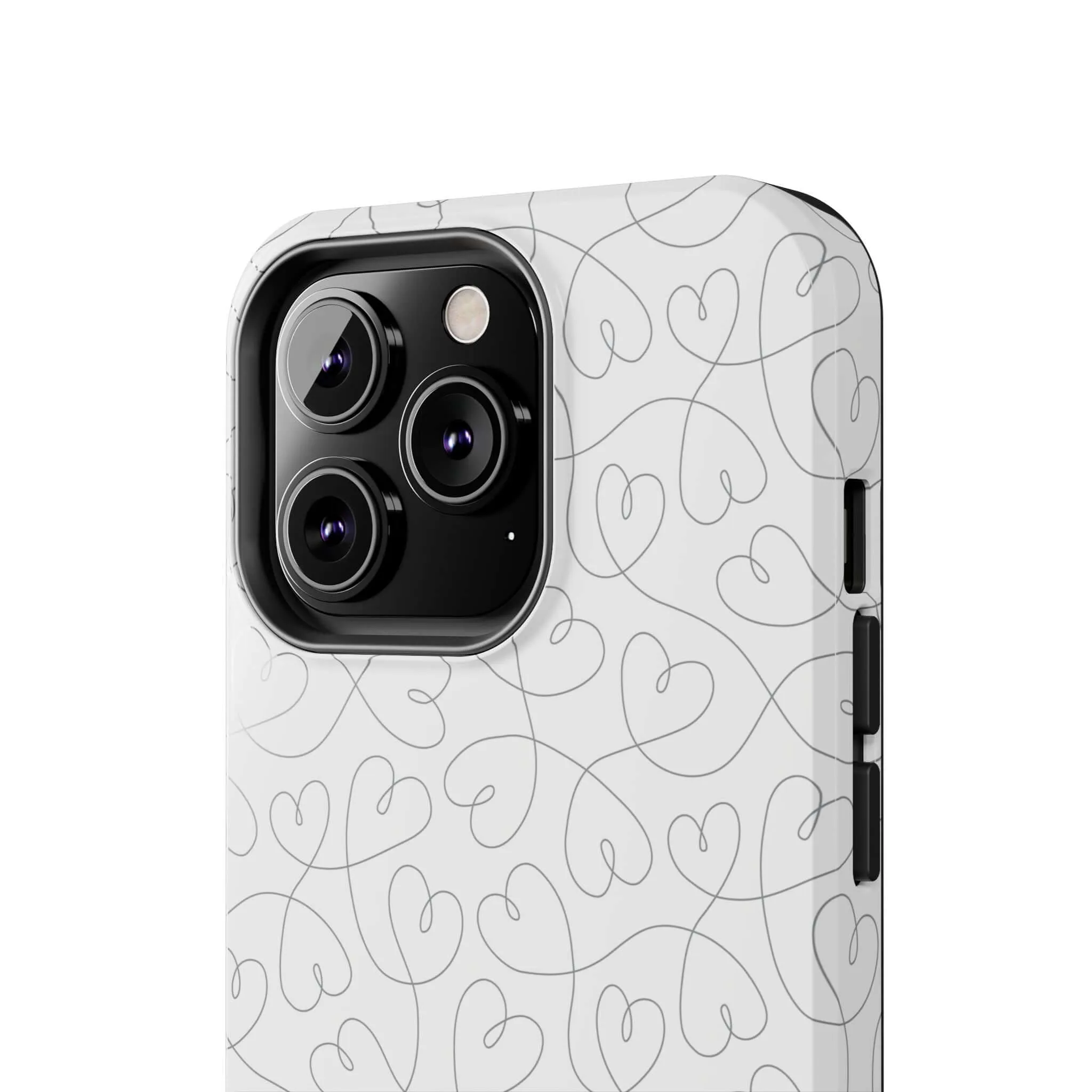 Silver Hearts Romance | Abstract Hearts Case