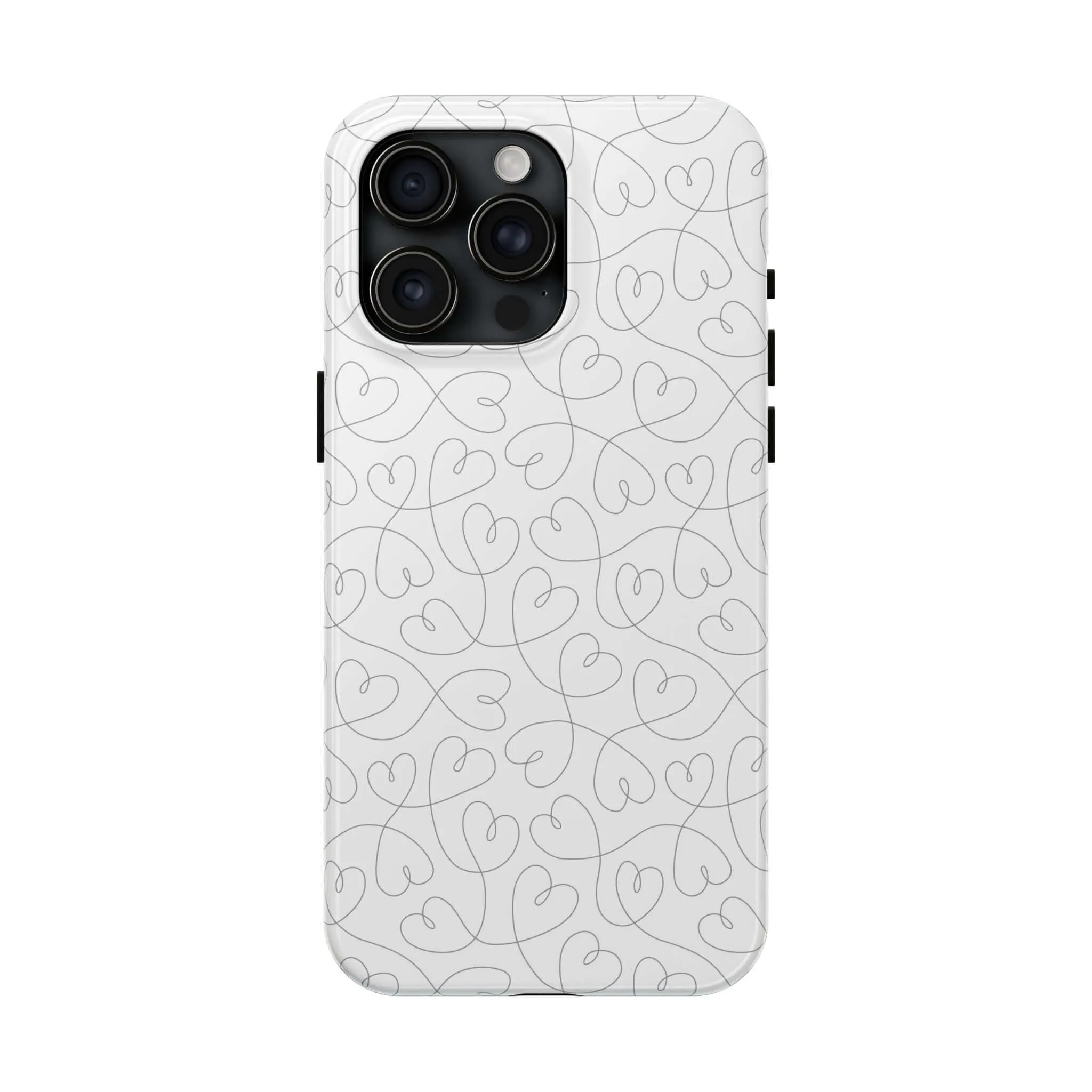 Silver Hearts Romance | Abstract Hearts Case