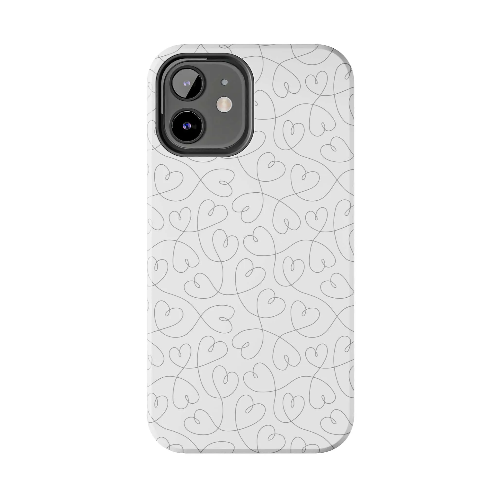 Silver Hearts Romance | Abstract Hearts Case