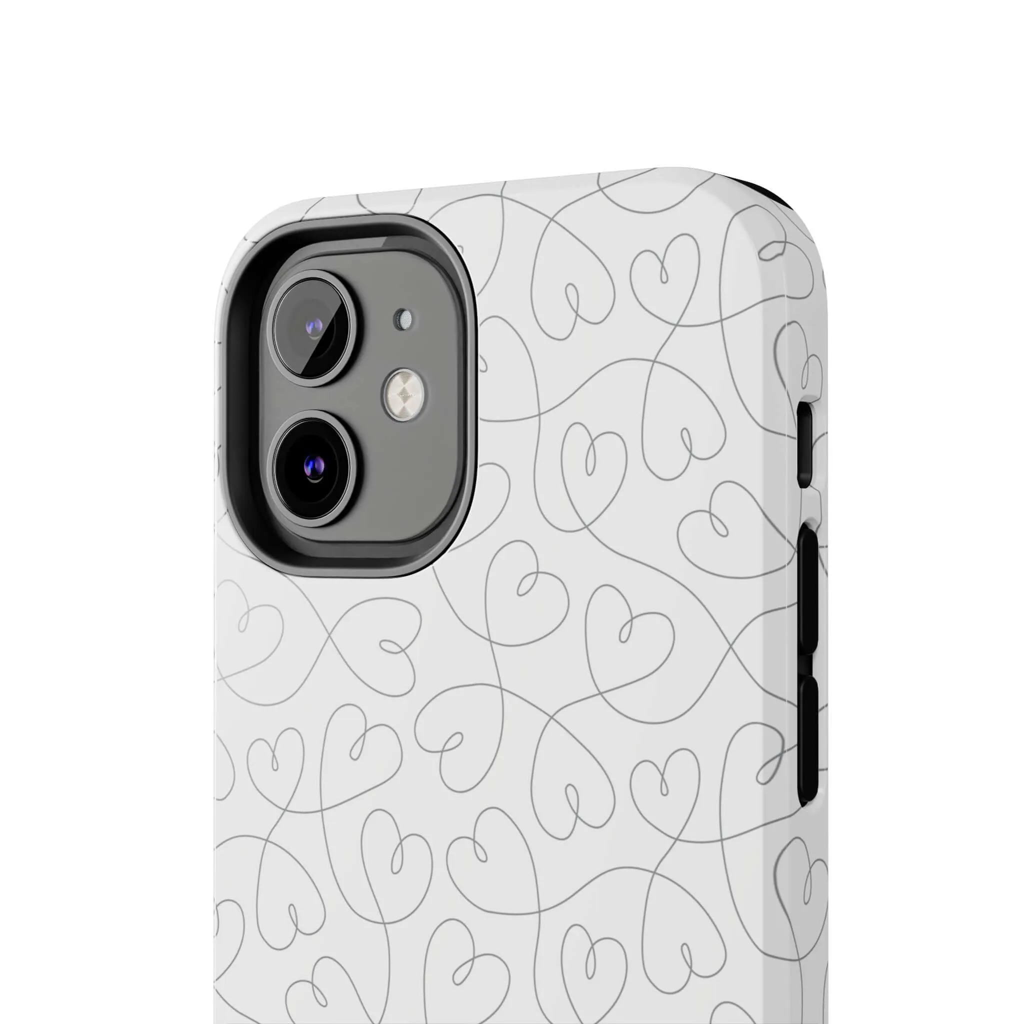 Silver Hearts Romance | Abstract Hearts Case