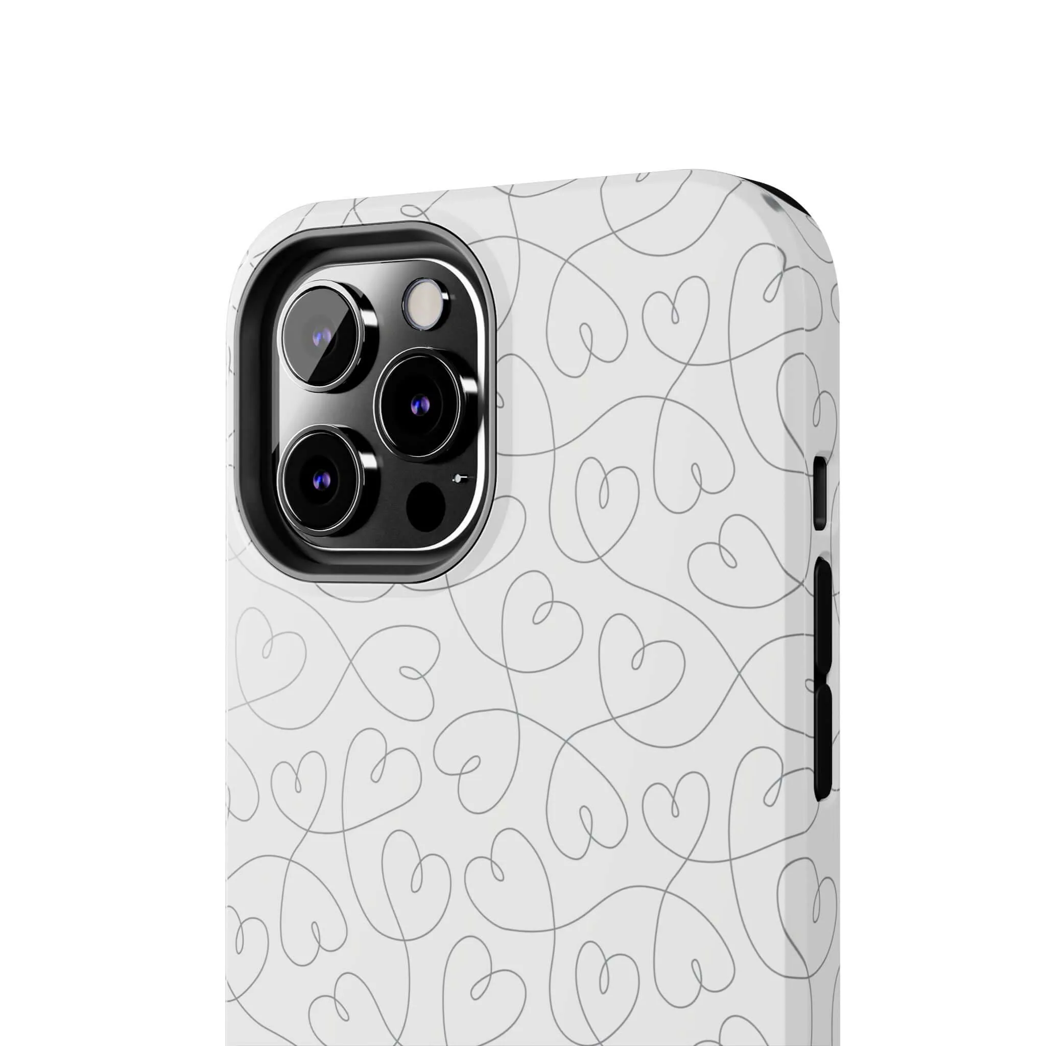 Silver Hearts Romance | Abstract Hearts Case