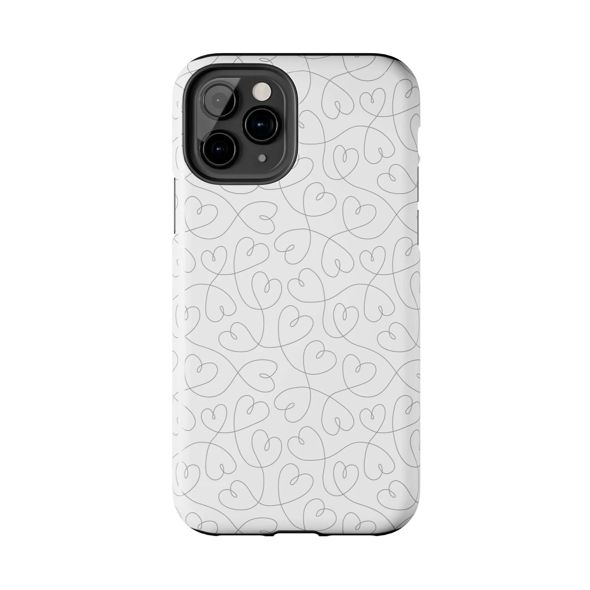 Silver Hearts Romance | Abstract Hearts Case