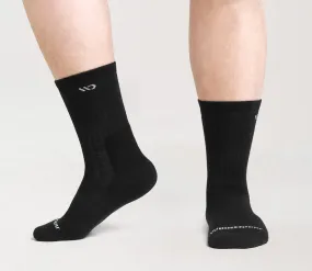 Solid Cushioned Micro Crew Socks